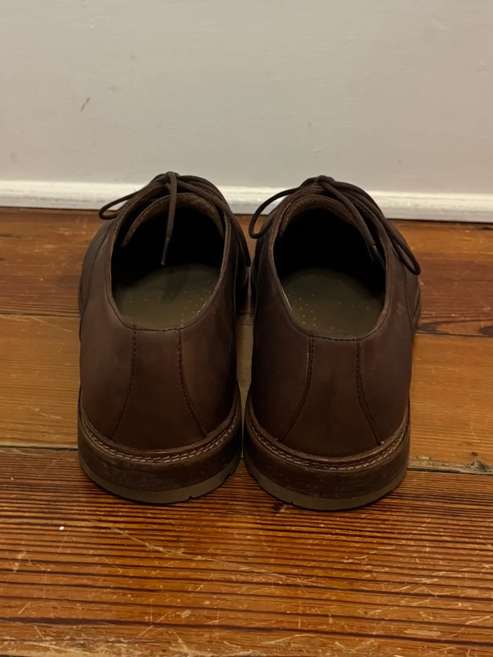 Vintage Timberland Brown Leather Oxford Men’s Shoes Waterproof Portugal 9 M